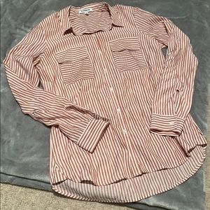 Striped Express Button Down